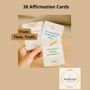30 Minimalist Affirmation Cards: Daily Mindset Shift